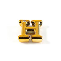 Letras Consoantes Abs Dourada Strass Hard