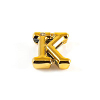 Letras Consoantes Abs Dourada Strass Hard