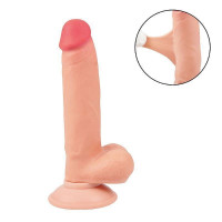 Pênis Realístico Ventosa Removível Dupla Camada 20x3,5cm General Import