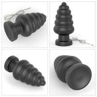 Plug Anal com 7 Vibrações 18x8,3cm General Import