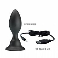 Plug Anal com Vibro Mr Play Super Power Pretty Love General Import