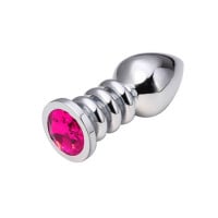 Plug Anal Metal Aspiral Ball com Jóia General Import