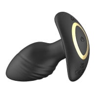 Plug Anal Silicone Vibro e Rotação App 9 Modos General Import