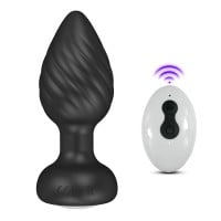 Plug Anal Silicone Vibro Led Controle e Touch 10 Modos General Import