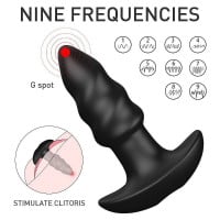 Plug Anal Vibro Recarregavel 9 Vibrações Lovearrow General Import