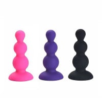 Plug Escalonado em Silicone Pequeno 7,5 x 2,7cm General Import