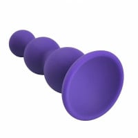 Plug Escalonado em Silicone Pequeno 7,5 x 2,7cm General Import
