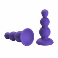 Plug Escalonado em Silicone Pequeno 7,5 x 2,7cm General Import