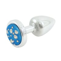 Plug Less Pequeno Cromado Pedra Cravejada Hard