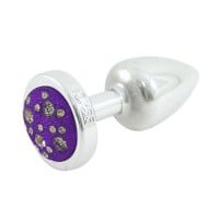 Plug Less Pequeno Cromado Pedra Cravejada Hard