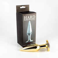 Plug Slim Cônico Dourado Hard