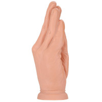 Prótese Maciça Mãozinha 19x6cm Dominatrixxx