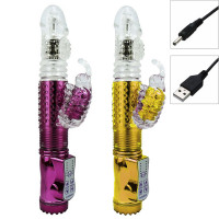 Vibrador Rotativo Vai e Vem 36 Vibrações Usb General Import