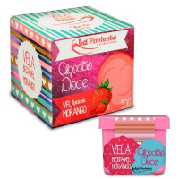 Vela Beijável Algodão Doce La Pimienta