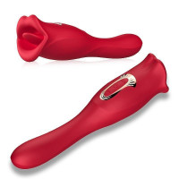 Vibrador Boca com Língua e Pulsação Crowley 10 Modos General Import