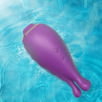 Vibrador de Clitóris com Pulsação e Rotação Kraken General Import