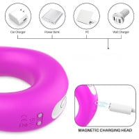 Vibrador de Ponto G e Clitóris Pheobe General Import
