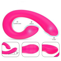 Vibrador de Ponto G e Clitóris Pheobe General Import