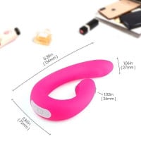 Vibrador de Ponto G e Clitóris Pheobe General Import