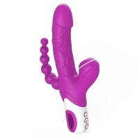 Vibrador Eros Ponto G e Clitóris 12 Vibrações e 3 Pulsações General Import