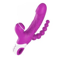 Vibrador Eros Ponto G e Clitóris 12 Vibrações e 3 Pulsações General Import