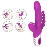 Vibrador Eros Ponto G e Clitóris 12 Vibrações e 3 Pulsações General Import