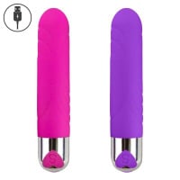 Vibrador Personal Aveludado Relevo Usb 12 Vibrações General Import