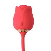 Vibrador Ponto G e Clitóris Pulsação Rosa 4 Flowery Pro General Import