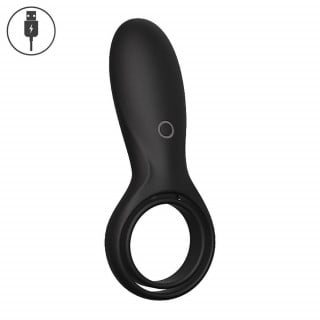 Anel Peniano Duplo com 10 Vibração Recarregavel General Import