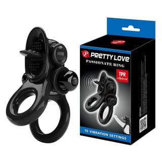 Anel Vibratório Duplo Passionate Ring General Import