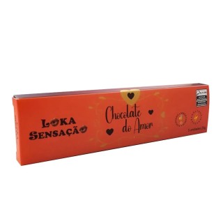 Chocolate do Amor Excitante Sabor Cereja Loka Sensação
