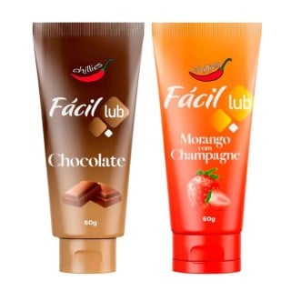 Fácil Lub Gel Lubrificante Beijável para Massagem Corporal 60g Chillies