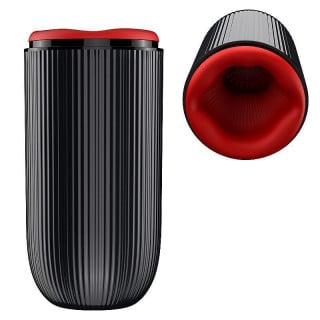 Masturbador Lanterna Vibrador Rotativo Boca 10 Modos Usb General Import