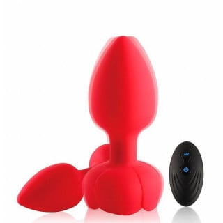 Plug Anal Silicone Formato Rosa 10 Vibrações General Import