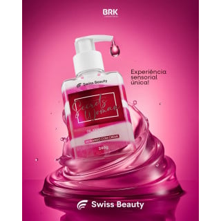 Secrets Woman Gel Aromatizante Beijável 240g Swiss Beauty
