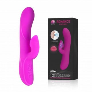 Vibrador Suga Clitóris Duplo Estimulo 12 Vibrações General Import
